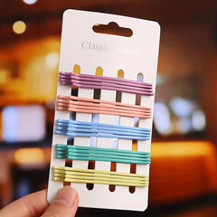 Solid Bobby Pin Side Clip Non slip Bangs Clip