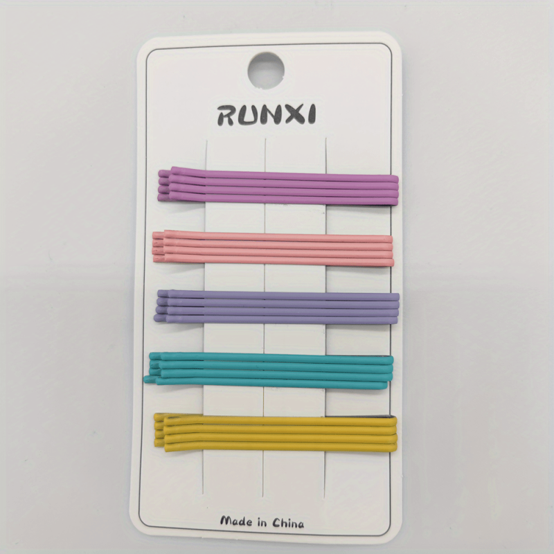 Solid Bobby Pin Side Clip Non slip Bangs Clip