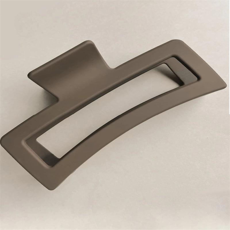 Matte Square Hair Claw Clip Strong Hold Grip Accessory