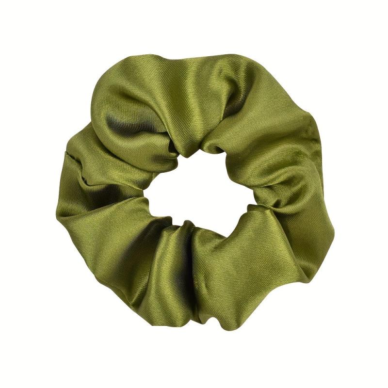 Colorful Satin Scrunchie Hair Tie Silky Hair Rope Female Hair Accessories
