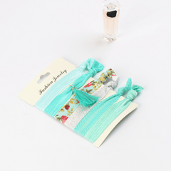 Colorful Boho Hair Tie Bracelet Elastic Ponytail Holder Access
