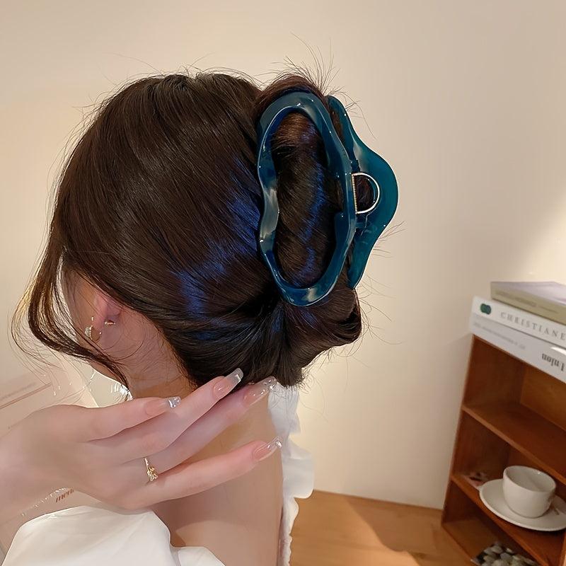 Irregular Cloud Acetate Acrylic Hair Claw Clip Strong Grip Hair Jaw Clip
