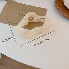 Irregular Cloud Acetate Acrylic Hair Claw Clip Strong Grip Hair Jaw Clip
