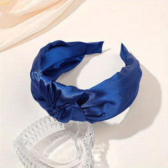 Satin Silky Headband Knotted Head Hoop Women's Hair Accessories