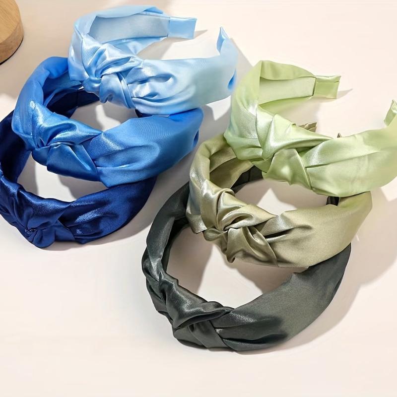 Satin Silky Headband Knotted Head Hoop Women's Hair Accessories
