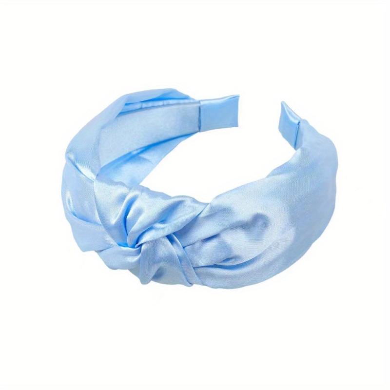 Satin Silky Headband Knotted Head Hoop Women's Hair Accessories