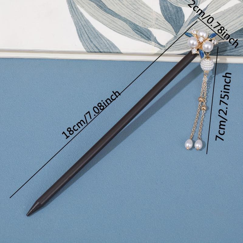 Wooden Hairpin Ancient Style Headdress Summer Ladies Hairpin