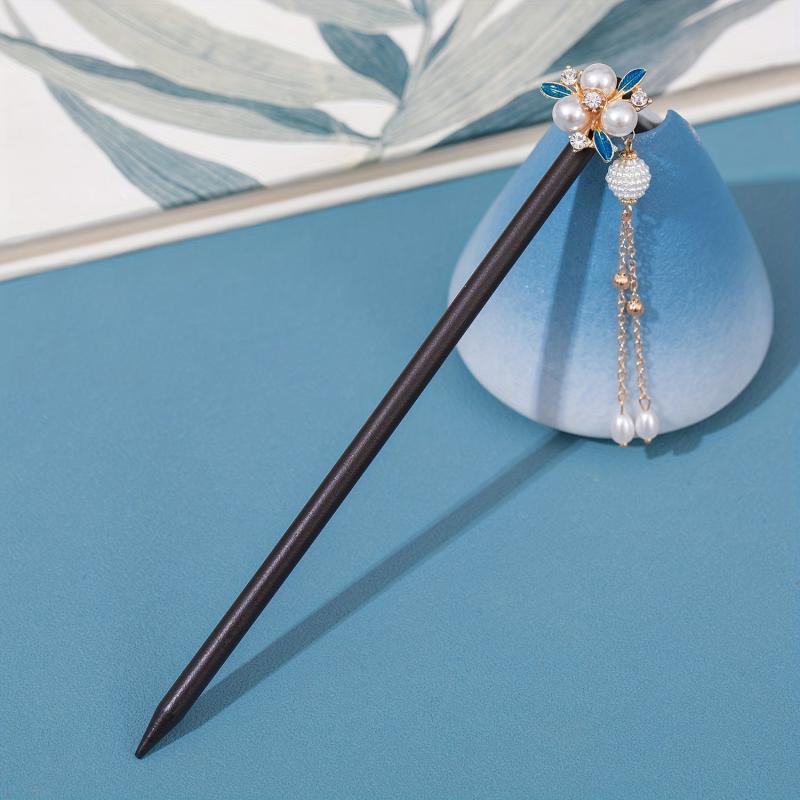 Wooden Hairpin Ancient Style Headdress Summer Ladies Hairpin