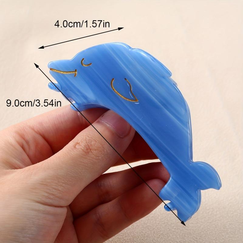Acetate Dolphin Hair Claw Ponytail Holder Shark Claw Hair Accessories