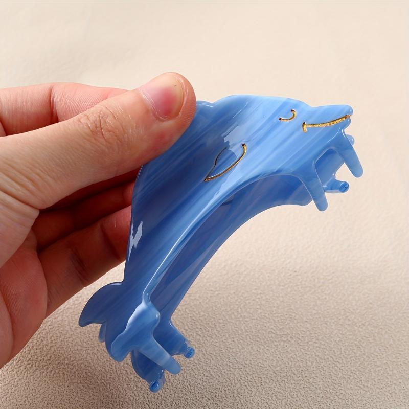 Acetate Dolphin Hair Claw Ponytail Holder Shark Claw Hair Accessories