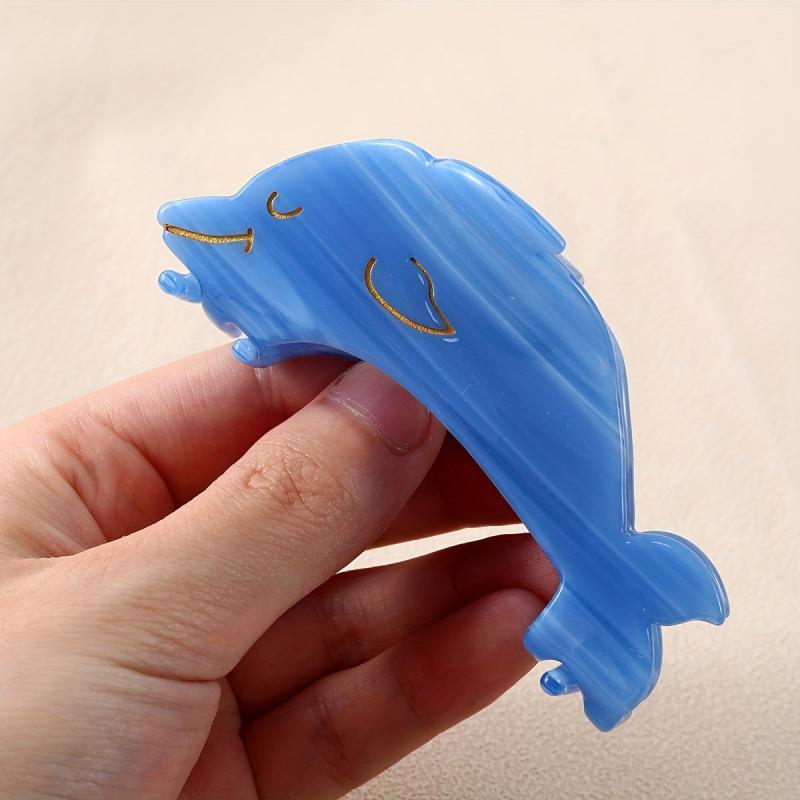 Acetate Dolphin Hair Claw Ponytail Holder Shark Claw Hair Accessories