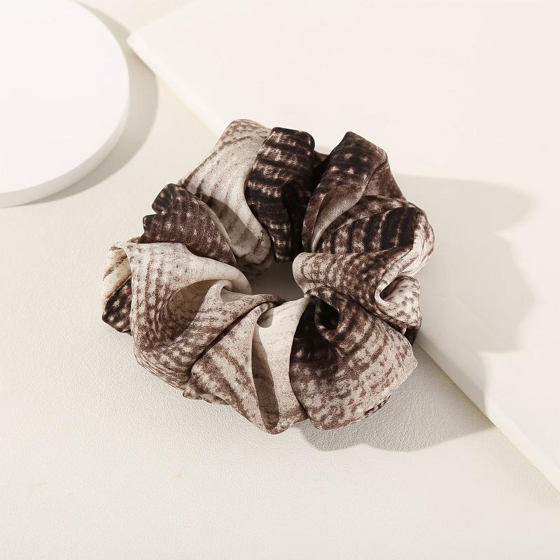 Snake Print Large Boho Oversize Scrunchie Colorful Women Hair Accessory