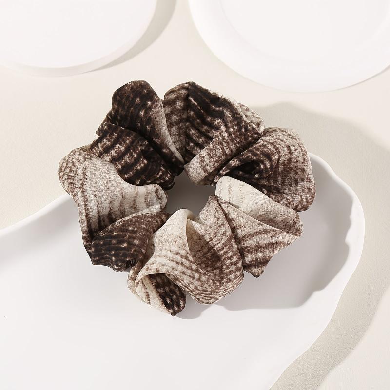 Snake Print Large Boho Oversize Scrunchie Colorful Women Hair Accessory