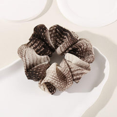 Snake Print Large Boho Oversize Scrunchie Colorful Women Hair Accessory