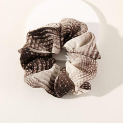 Snake Print Large Boho Oversize Scrunchie Colorful Women Hair Accessory