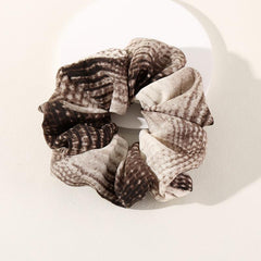 Snake Print Large Boho Oversize Scrunchie Colorful Women Hair Accessory