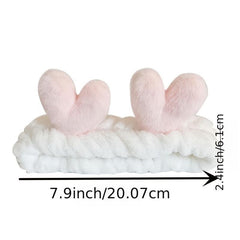 Leopard Antlers Makeup Headband Plush Hairband