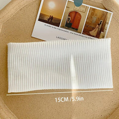 Solid Knitted Headbands Hairband Wide Sweatbands Hair Accessories For Women