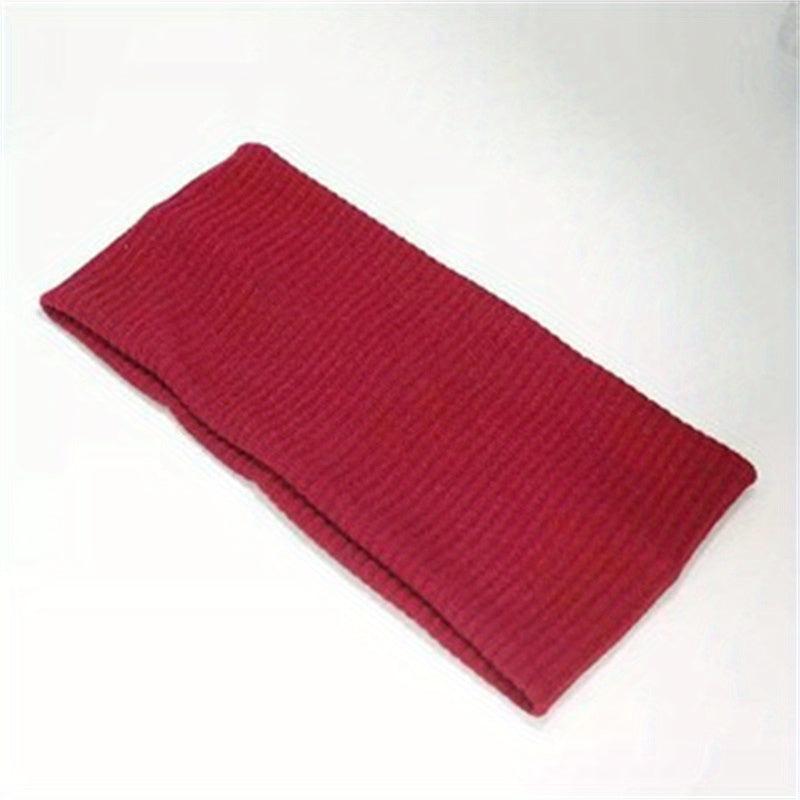 Solid Knitted Headbands Hairband Wide Sweatbands Hair Accessories For Women