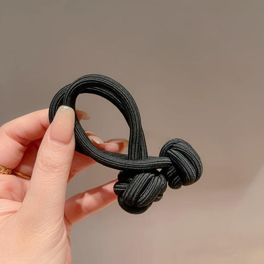 2pcs Knotted Hair Tie Elastic Hair Rope Ponytail Holder Hair Accessories