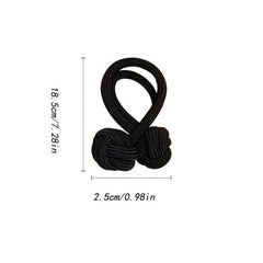 2pcs Knotted Hair Tie Elastic Hair Rope Ponytail Holder Hair Accessories