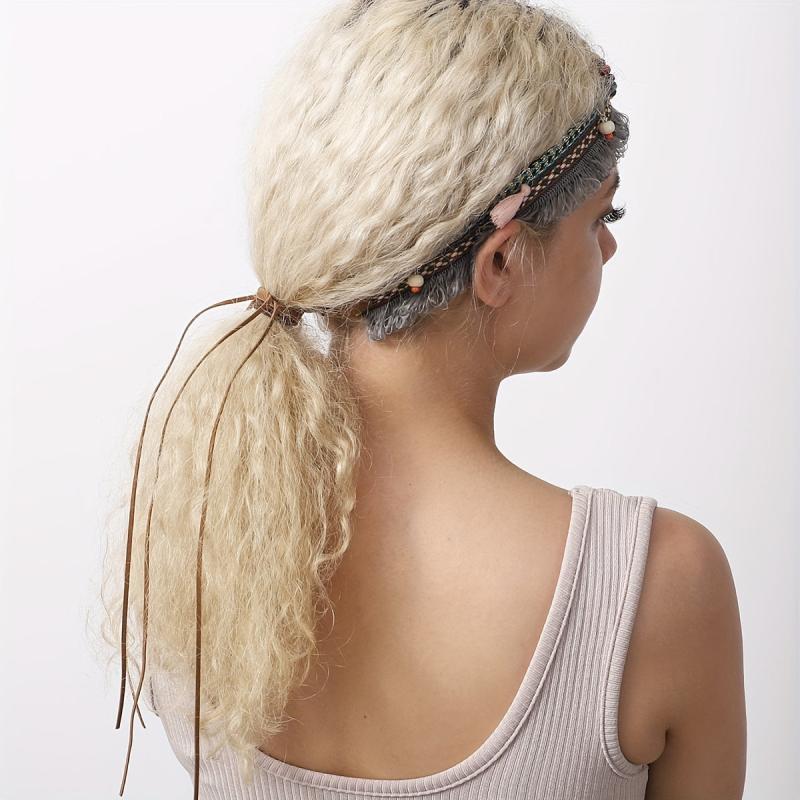 Boho Style Turquoise Decor Head Chain with Tassel
