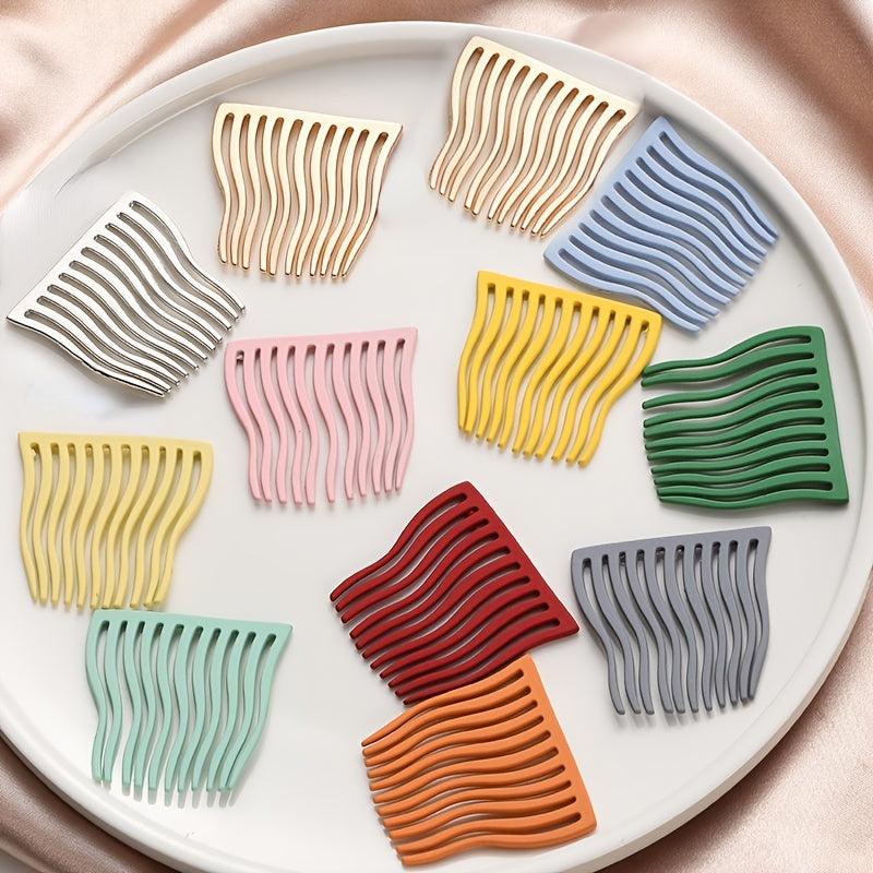 6pcs Metal Hair Pin Comb Hair Accessories Hair Styling Tool
