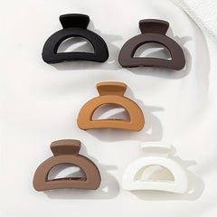 5pcs Hollowed Hair Claw No Damage To Hair