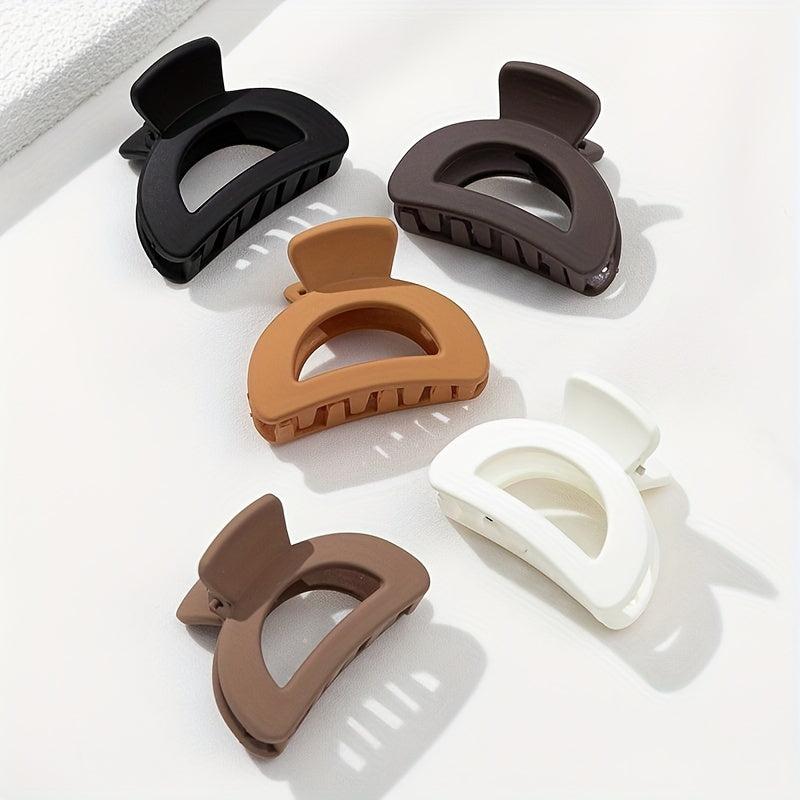 5pcs Hollowed Hair Claw No Damage To Hair