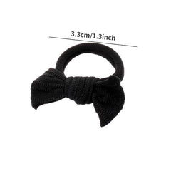 10pcs Colorful Bow Knot Hair Tie Elastic Rubber Band Hair Accessories