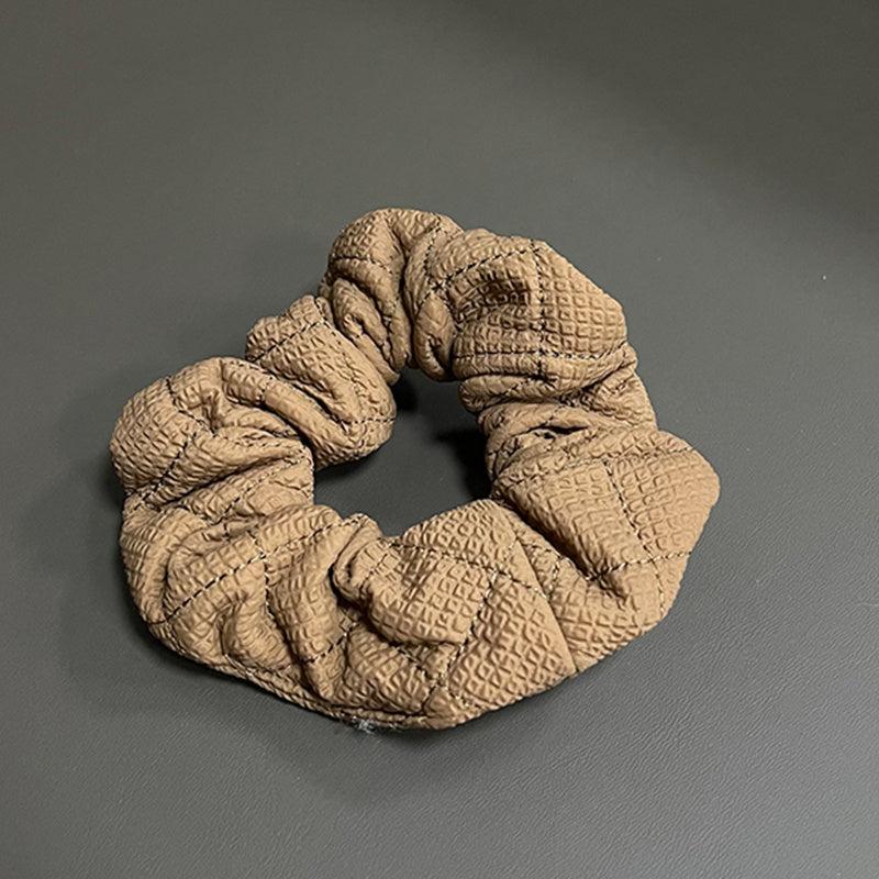 Solid Pleated Big Hair Ring Women's Hair Rope Hair Accessories