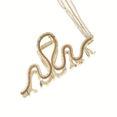 Wavy Hair Claw With Rhinestone Tassel Ponytail Holder