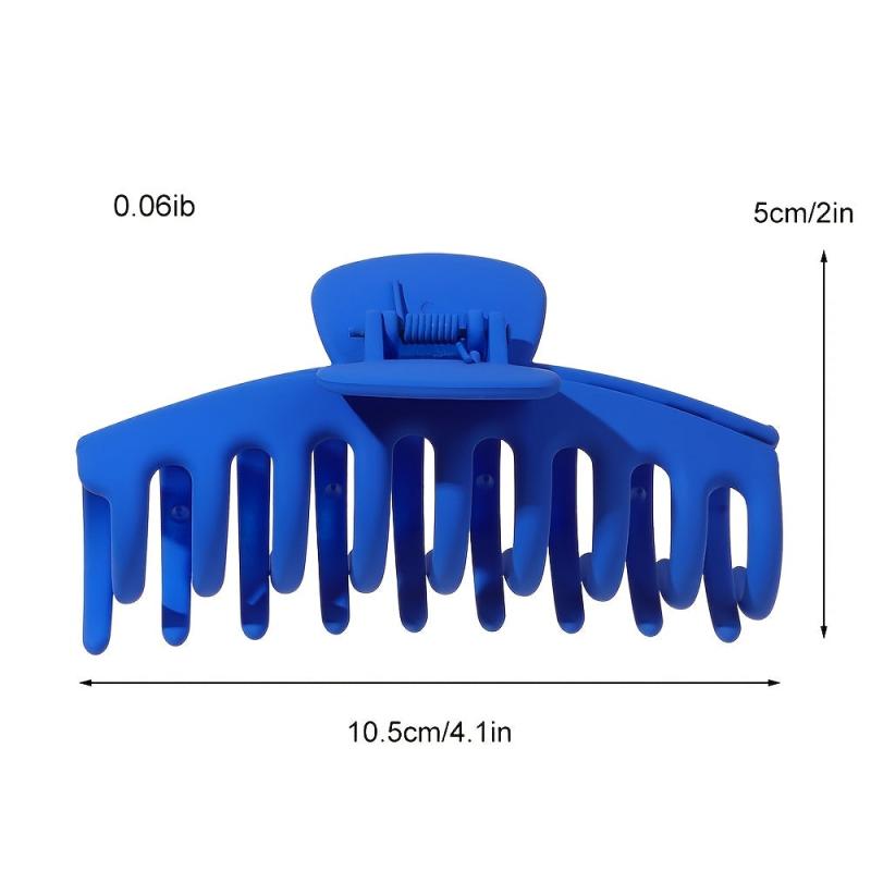 Matte Large Banana Jaw Clips 4pcs Hair Accessories