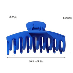 Matte Large Banana Jaw Clips 4pcs Hair Accessories