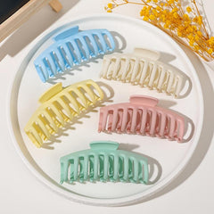 Matte Large Banana Jaw Clips 4pcs Hair Accessories