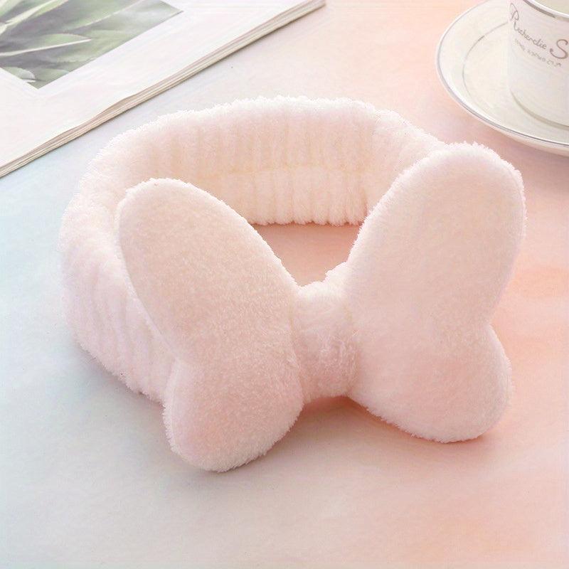 Plush Soft Headband Bow Hair Band for Women