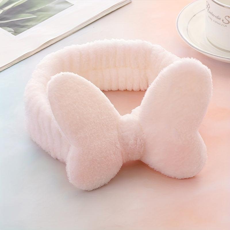 Plush Soft Headband Bow Hair Band for Women