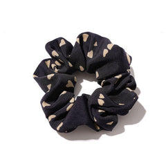 Chiffon Hair Rope Hair Ring Heart Printing Scrunchy Elastic Hair Bands