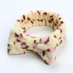 Leopard Print Bowknot Headband for Women Girls