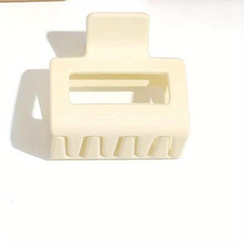 Small Hair Claw Hollow Rectangle Shape Nonslip Ponytail Holder for Women Girls