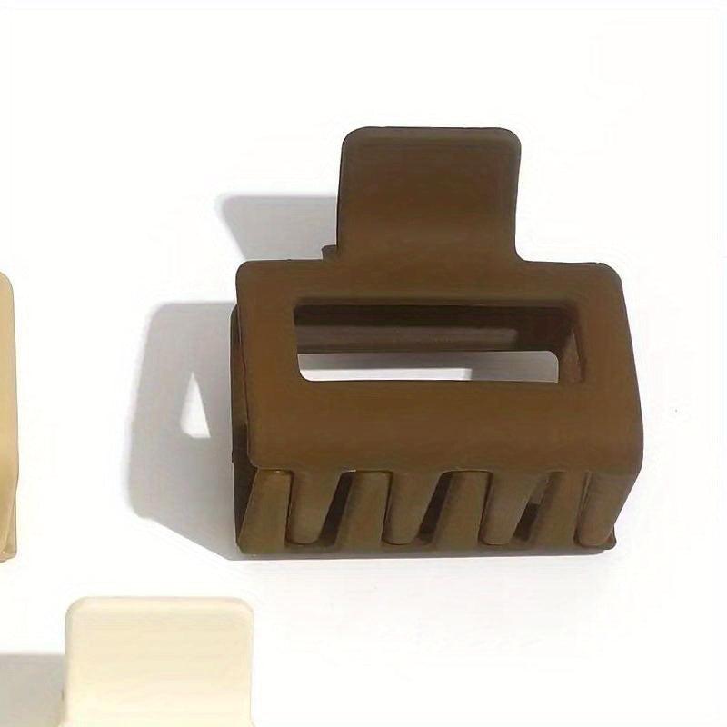 Small Hair Claw Hollow Rectangle Shape Nonslip Ponytail Holder for Women Girls