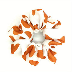 Cow Pattern Scrunchies Hair Tie Elastic Ponytail Holder