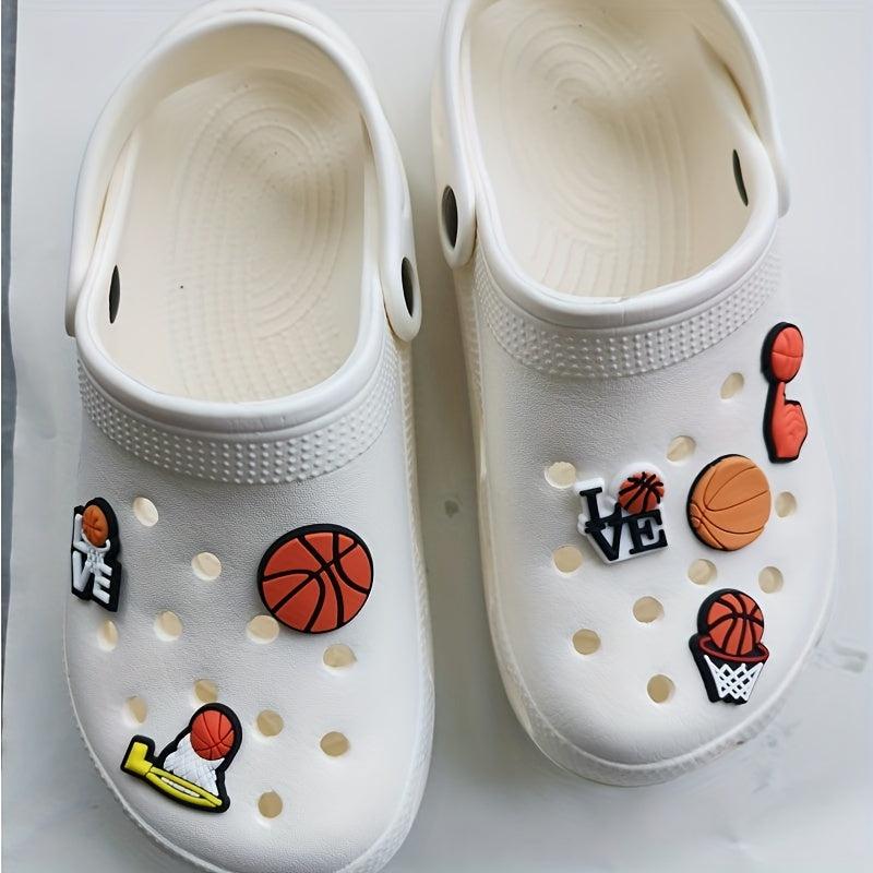 Basketball Series Shoe Charm DIY Clogs Sandals Buckle Decoration