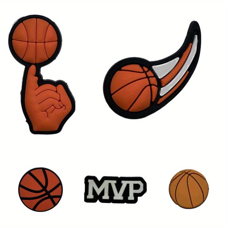 Basketball Series Shoe Charm DIY Clogs Sandals Buckle Decoration