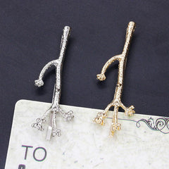Golden Hair Pin Metal Branches Hair Clip Wedding Hair Accessories