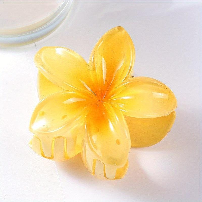 Flower Hair Claw Hawaiian Style Hair Accessory for Women