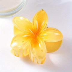 Flower Hair Claw Hawaiian Style Hair Accessory for Women