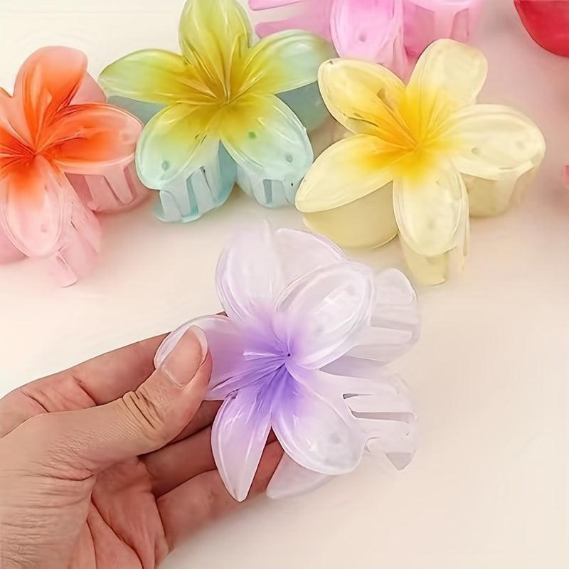 Flower Hair Claw Hawaiian Style Hair Accessory for Women