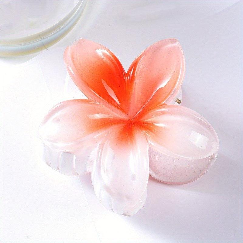 Flower Hair Claw Hawaiian Style Hair Accessory for Women