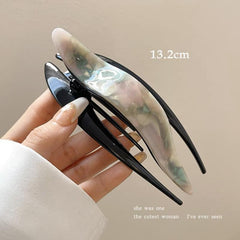 Acetate Hair Claw Large Duck Billed Clip Ponytail Bun Holder